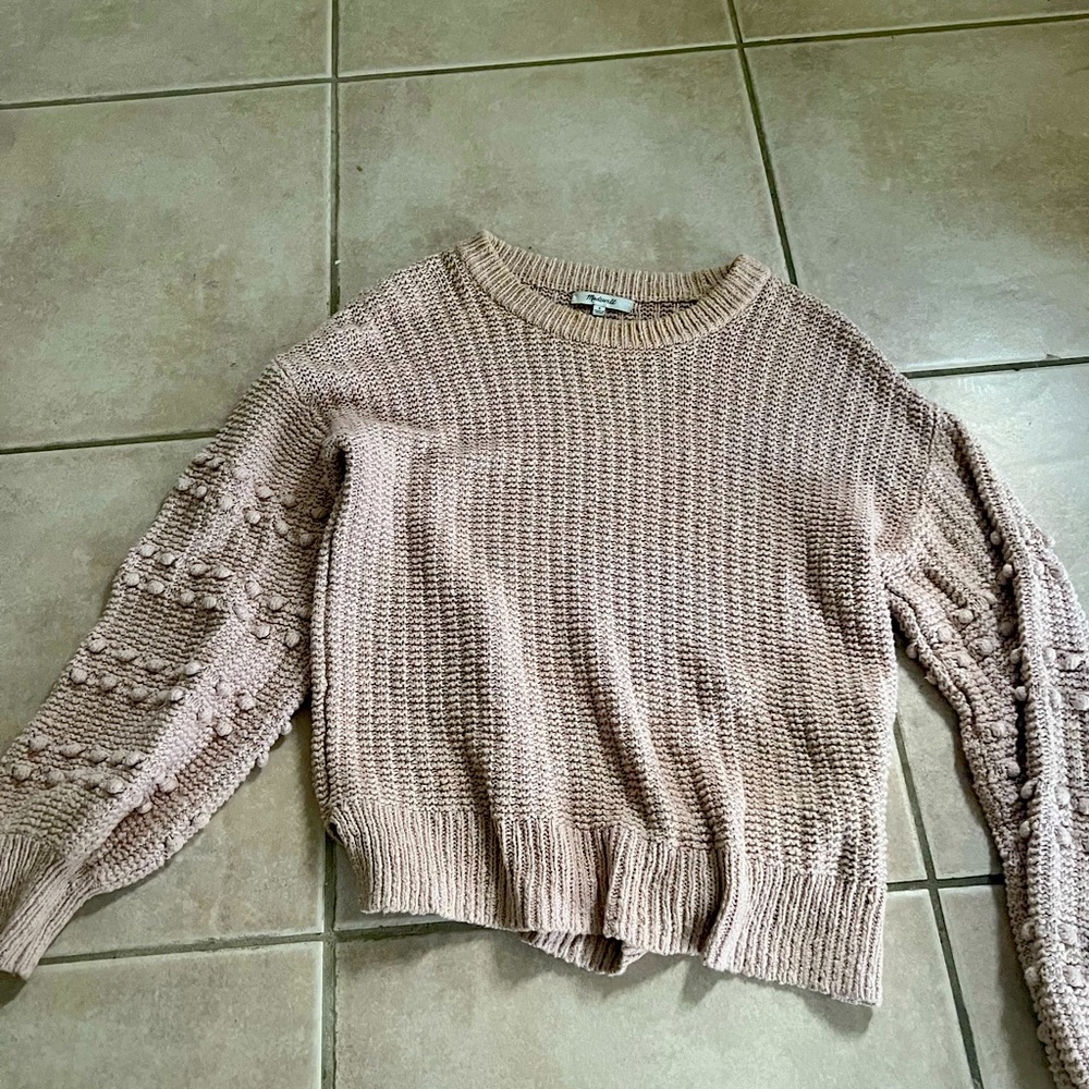 Madewell womens knot sweater sz S